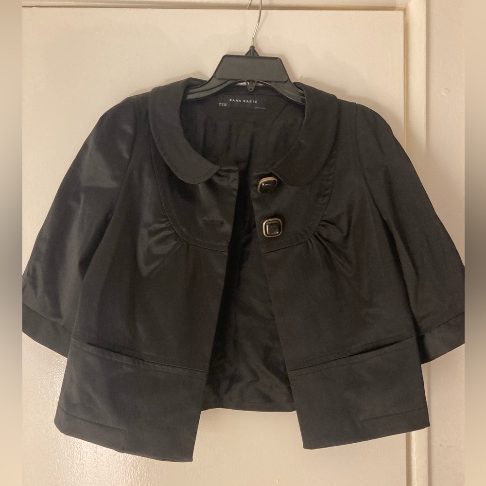 Zara Basic Cropped Jacket - image 1